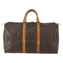 LOUIS VUITTON Monogram Keepall 50 Boston Bag M41426 LV Auth ar13807-2