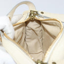 Chloe Hand Bag Leather Ivory Gold Auth ar13809-18