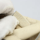 Chloe Hand Bag Leather Ivory Gold Auth ar13809-12