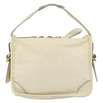 Chloe Hand Bag Leather Ivory Gold Auth ar13809 - 0