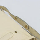 Chloe Hand Bag Leather Ivory Gold Auth ar13809-8