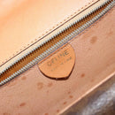 CELINE Macadam Canvas Hand Bag PVC Leather Brown Gold Auth ar13810-17