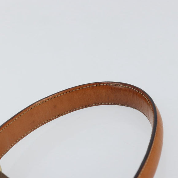 CELINE Macadam Canvas Hand Bag PVC Leather Brown Gold Auth ar13810