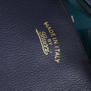 GUCCI Tote Bag Leather Blue Gold 354397 Auth ar13812-18