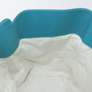 GUCCI Tote Bag Leather Blue Gold 354397 Auth ar13812-19