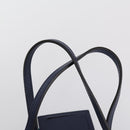 GUCCI Tote Bag Leather Blue Gold 354397 Auth ar13812-8