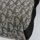 Christian Dior Trotter Canvas Schultertasche Marine Silber Auth ar13815-9