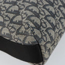 Christian Dior Trotter Canvas Schultertasche Marine Silber Auth ar13815-16