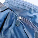 Christian Dior Trotter Canvas Shoulder Bag Navy Silver Auth ar13815-19