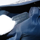 Christian Dior Trotter Canvas Schultertasche Marine Silber Auth ar13815-12