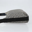Christian Dior Trotter Canvas Schultertasche Marine Silber Auth ar13815-4