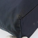 PRADA Tote Bag Nylon Navy Silver Auth ar13817-16