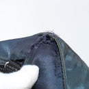 PRADA Tote Bag Nylon Navy Silver Auth ar13817-10