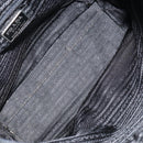 PRADA Tote Bag Nylon Navy Silver Auth ar13817-11