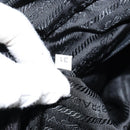 PRADA Tote Bag Nylon Navy Silver Auth ar13817-12