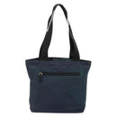PRADA Tote Bag Nylon Navy Silver Auth ar13817-2