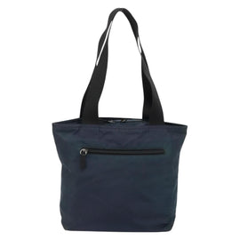 PRADA Tote Bag Nylon Navy Silver Auth ar13817 - 0