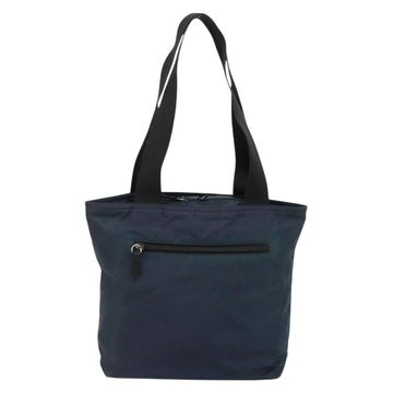 PRADA Tote Bag Nylon Navy Silver Auth ar13817 - 0