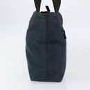 PRADA Tote Bag Nylon Navy Silver Auth ar13817-4