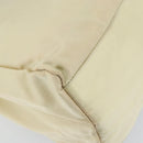 PRADA Tote Bag Nylon Ivory Silver Auth ar13818-16