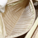 PRADA Tote Bag Nylon Ivory Silver Auth ar13818-22