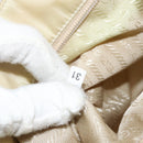 PRADA Tote Bag Nylon Ivory Silver Auth ar13818-12