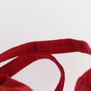 PRADA Backpack Nylon Red Silver Auth ar13819-12