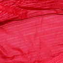 PRADA Backpack Nylon Red Silver Auth ar13819-24