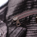 PRADA Chain Tote Bag Nylon Gold Brown Auth ar13820-17