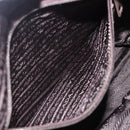 PRADA Chain Tote Bag Nylon Gold Brown Auth ar13820-21