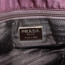 PRADA Chain Tote Bag Nylon Bordeaux Gold Auth ar13821-18
