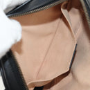 GUCCI GG Marmont Waist Bag Leather Black Gold 476434 Auth ar13822A-24