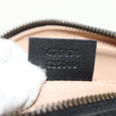 GUCCI GG Marmont Waist Bag Leather Black Gold 476434 Auth ar13822A-11