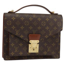 LOUIS VUITTON Monogram Monceau 28 Hand Bag M51185 LV Auth ar13826-1