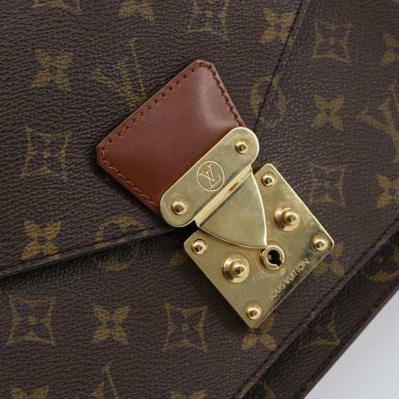 LOUIS VUITTON Monogram Monceau 28 Hand Bag M51185 LV Auth ar13826