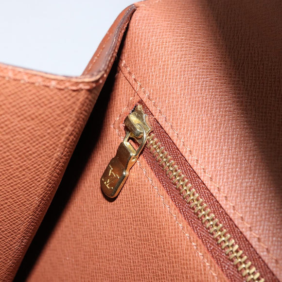 LOUIS VUITTON Monogram Monceau 28 Hand Bag M51185 LV Auth ar13826