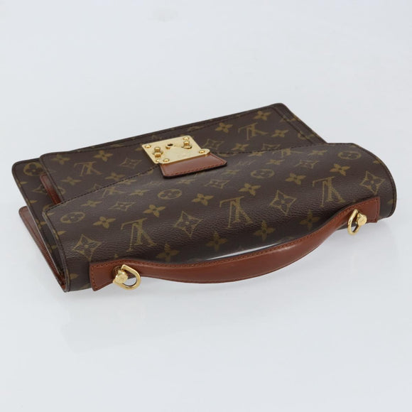 LOUIS VUITTON Monogram Monceau 28 Hand Bag M51185 LV Auth ar13826