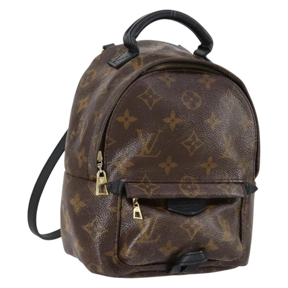 LOUIS VUITTON Monogram Palm Springs MINI Backpack M44873 LV Auth ar13828