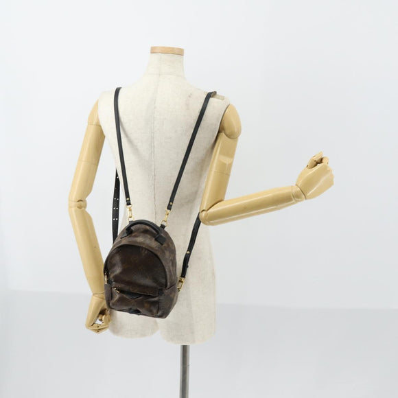 LOUIS VUITTON Monogram Palm Springs MINI Backpack M44873 LV Auth ar13828