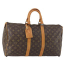 LOUIS VUITTON Monogram Keepall 45 Boston Bag M41428 LV Auth ar13832-1