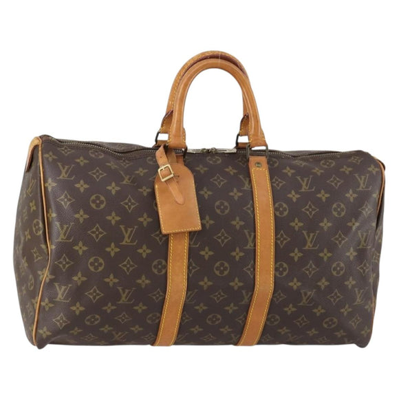 LOUIS VUITTON Monogram Keepall 45 Boston Bag M41428 LV Auth ar13832