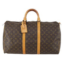 LOUIS VUITTON Monogram Keepall 50 Boston Bag M41426 LV Auth ar13833-13