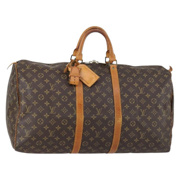 LOUIS VUITTON Monogram Keepall 55 Boston Bag M41424 LV Auth ar13834