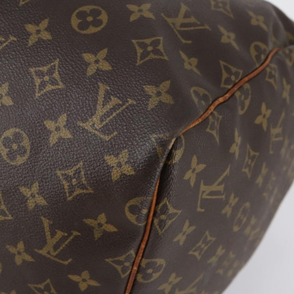 LOUIS VUITTON Monogram Keepall 55 Boston Bag M41424 LV Auth ar13834