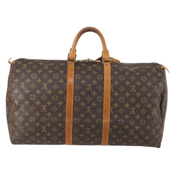 LOUIS VUITTON Monogram Keepall 55 Boston Bag M41424 LV Auth ar13834 - 0