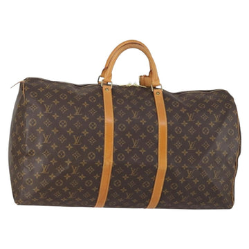 LOUIS VUITTON Monogram Keepall 60 Boston Bag M41422 LV Auth ar13835