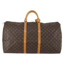 LOUIS VUITTON Monogram Keepall 60 Boston Bag M41422 LV Auth ar13835-2