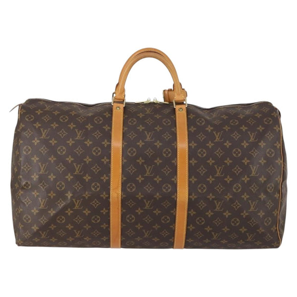 LOUIS VUITTON Monogram Keepall 60 Boston Bag M41422 LV Auth ar13835