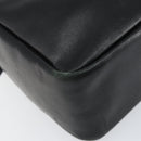 GUCCI Bamboo Hand Bag Leather Black Gold 000 2865 0575 Auth ar13837-11