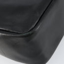 GUCCI Bamboo Hand Bag Leather Black Gold 000 2865 0575 Auth ar13837-13